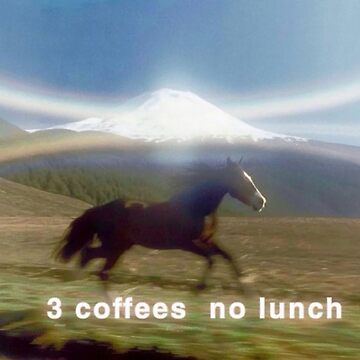 Three Coffees, No Lunch