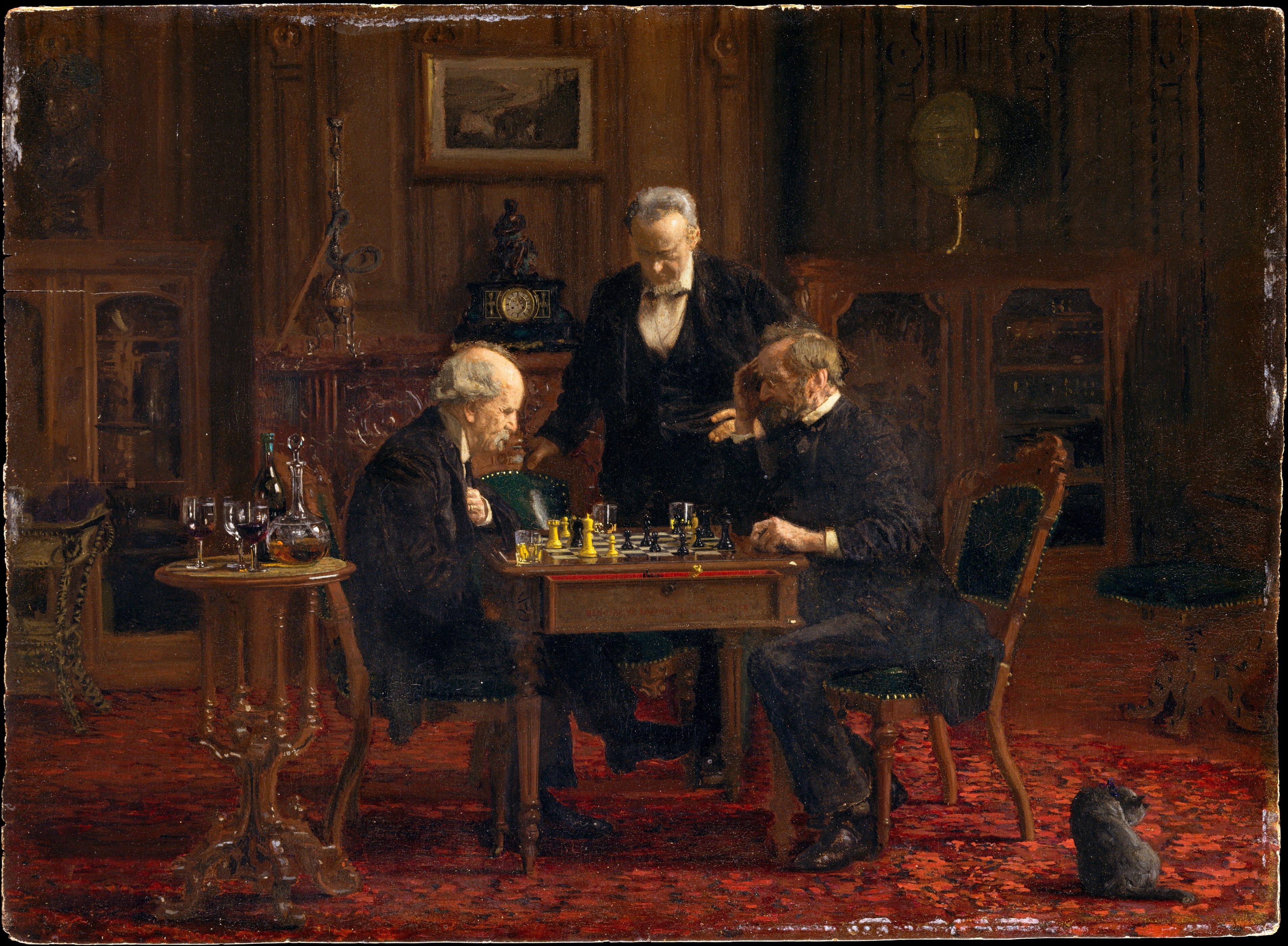 “The Chess Players” by Thomas Eakins